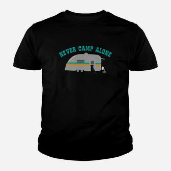 Black Labrador Retriever Shirt Dog Rv Funny Camping Youth T-shirt | Crazezy AU