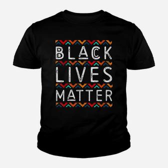 Black Pride Gifts Black Lives Matter African American Month Youth T-shirt | Crazezy