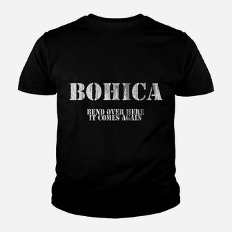 Bohica Definition Tshirt - Funny Military Saying Distressed Youth T-shirt | Crazezy AU