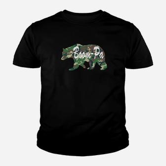 Boompa Bearfunny Camping Summer Fathers Day Youth T-shirt | Crazezy