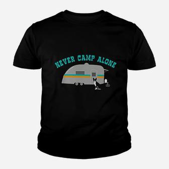 Boston Terrier Gifts Dog Rv Funny Camping Travel Youth T-shirt | Crazezy CA