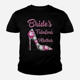 Bride's Fabulous Mother Happy Wedding Marry Vintage Shirt Youth T-shirt | Crazezy