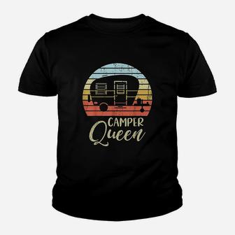 Camper Queen Classy Sassy Smart Assy Matching Couple Camping Youth T-shirt | Crazezy AU