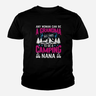 Camping Nana Grandma Funny Mothers Day Gift Youth T-shirt | Crazezy CA