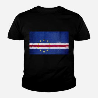 Cape Verdian Cape Verde Flag Sweatshirt Youth T-shirt | Crazezy