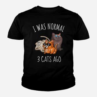 Cat Shirts Women Funny Cat Mom Dad Crazy Cat Lady Gift Shirt Youth T-shirt | Crazezy