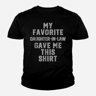 Christmas Gift For Father Mother In Law Funny Birthday Gifts Youth T-shirt | Crazezy CA