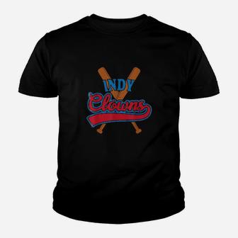 Clowns Retro Indy Baseball Fan Gift Idea Youth T-shirt | Crazezy