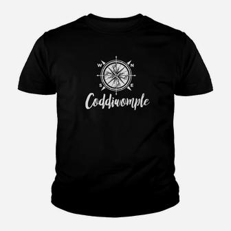Coddiwomple Compass Travel Adventure Hiking Camping Youth T-shirt | Crazezy