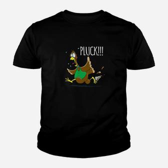 Comedians Thanksgiving Running Turkey Pluck Youth T-shirt | Crazezy