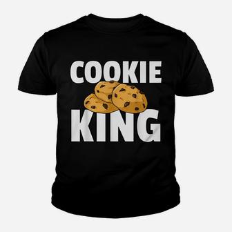 Cookie King Gift Chocolate Chip Dealer Youth T-shirt | Crazezy