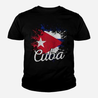 Cuba Patriotic Cuban Pride Flag Patriotic Cuba Raglan Baseball Tee Youth T-shirt | Crazezy AU