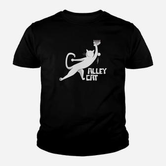 Cute Alley Cat Bowling Shirt For Bowlers Youth T-shirt | Crazezy