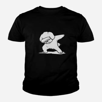 Dabbing Maltese Dab Dance Funny Dog Gift Premium Youth T-shirt | Crazezy