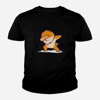 Dabbing Pomeranian Dab Dance Funny Dog Gift Premium Youth T-shirt | Crazezy