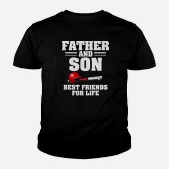 Dad Life Father Son Best Friends Baseball Men Gifts Youth T-shirt | Crazezy CA