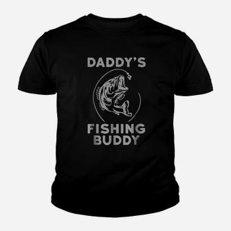 Daddy's Fishing Buddy Perfect Dad Gift Youth T-shirt | Crazezy