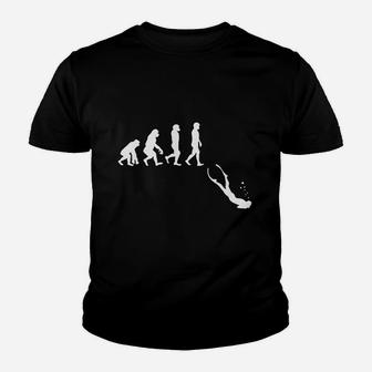 Diving Freediving Apnea Spearfishing Dive Evolution Youth T-shirt | Crazezy AU