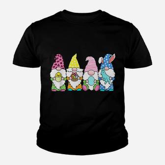 Easter Gnome Shirt Egg Hunting Women Spring Gnomes Youth T-shirt | Crazezy
