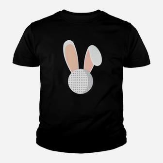 Easter Rabbit Bunny Ears Golf Ball Golfer Funny Holiday Premium Youth T-shirt | Crazezy AU