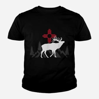 Elk Hunting New Mexico Design Gift For Outdoor Bow Hunters Youth T-shirt | Crazezy AU