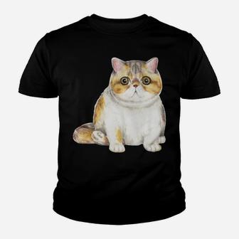 Exotic Shorthair Mom Cute Cat Mother Kitten Girl Gift Youth T-shirt | Crazezy