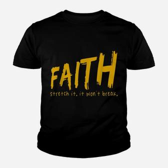 Faith Based Apparel Plus Size Christian Believer Funny Tee Youth T-shirt | Crazezy