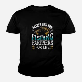 Father And Son Fishing Partners For Life Youth T-shirt | Crazezy AU