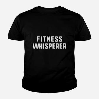 Fitness Whisperer Funny Personal Trainer Pt Gym Coach Gift Youth T-shirt | Crazezy