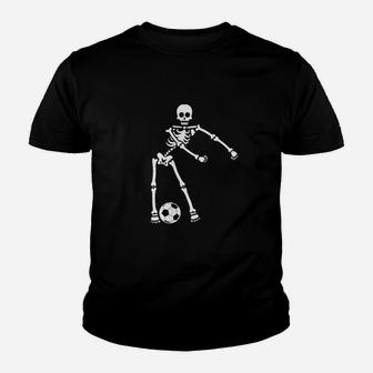 Flossing Skeleton Soccer Floss Dance Boys Men Youth T-shirt | Crazezy