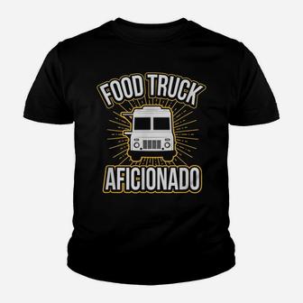 Food Truck Aficionado Taco Cart Lover Chef Funny Youth T-shirt | Crazezy DE