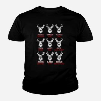 Funny Christmas Deer Bow Hunting Santa Men Women Hunter Gift Youth T-shirt | Crazezy UK