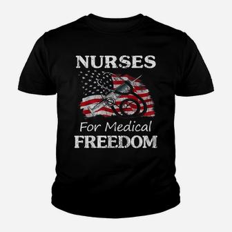 Funny Costume Usa Flag Nurses For Medical Freedom Women Youth T-shirt | Crazezy