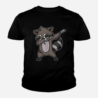 Funny Dabbing Raccoon Dab Dance Trash Panda Lover Gift Youth T-shirt | Crazezy