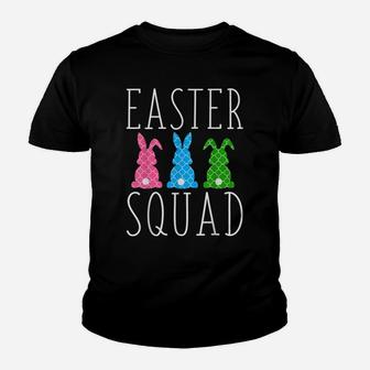 Funny Egg Hunting Family Matching Gift Set Easter Squad Youth T-shirt | Crazezy