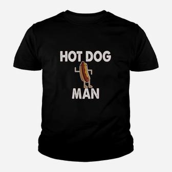 Funny Hot Dog Man, Hot Dog, Cookout, Dancing Hot Dog T Shirt Youth T-shirt | Crazezy CA