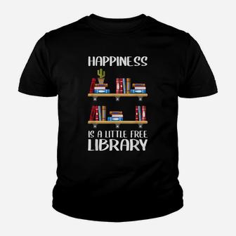 Funny Library Gift For Men Women Cool Little Free Library Youth T-shirt | Crazezy DE
