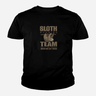 Funny Sloth Running Team Love Sloths Youth T-shirt | Crazezy DE