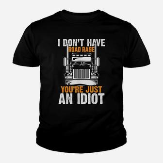 Funny Trucker Truck Driver Trucking Dads Father Men Gift Youth T-shirt | Crazezy CA