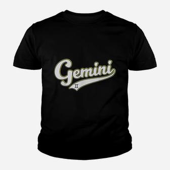 Gemini Zodiac Sign May June Birthday Astrology Gift Baseball Youth T-shirt | Crazezy DE