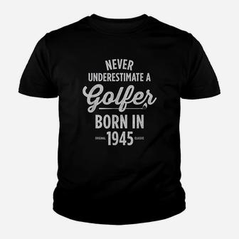 Gift For 76 Year Old Golfer Golfing 1945 Youth T-shirt | Crazezy