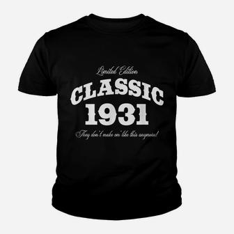 Gift For 89 Year Old Vintage Classic Car 1931 89Th Birthday Youth T-shirt | Crazezy