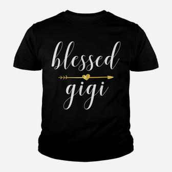 Gigi For Grandma Women Christmas Mother's Day And Papa Youth T-shirt | Crazezy