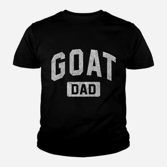 Goat Dad Gym Workout Fathers Day Gift Youth T-shirt | Crazezy