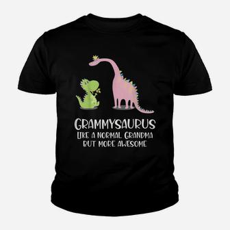 Grammysaurus Like A Normal Grandma But More Awesome Youth T-shirt | Crazezy DE