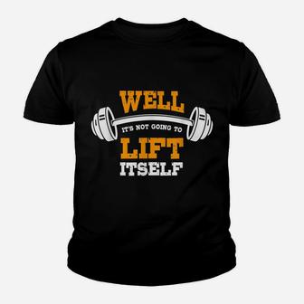 Great Gym Saying Funny Gift Fitness Workout Quote Youth T-shirt | Crazezy