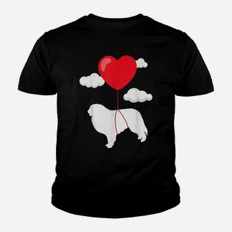 Great Pyrenese Valentine's Day Shirt Gift For Dog Owner Youth T-shirt | Crazezy