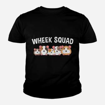 Guinea Pig Wheek Squad Cute Funny Guinea Pig Youth T-shirt | Crazezy