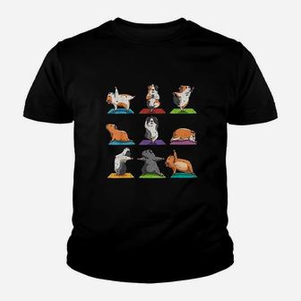 Guinea Pig Yoga Position Workout Gift Youth T-shirt | Crazezy AU