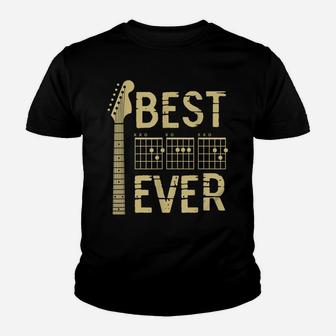 Guitarist Father Best Dad Ever D A D Chord Gifts Guitar Youth T-shirt | Crazezy AU